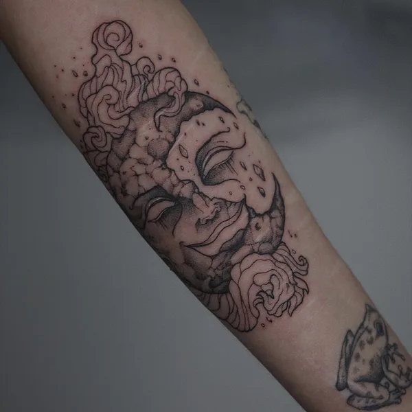 Fine Line tattoo by Arturs Garoza in Hofstade (Aalst)