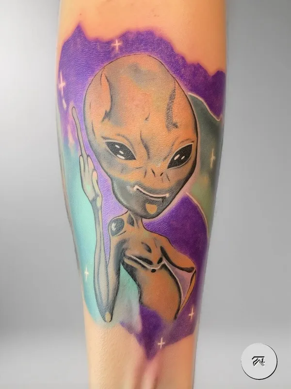 color illustrative татуировка на forearm #100222 | Тату мастер Глеб Гусаков