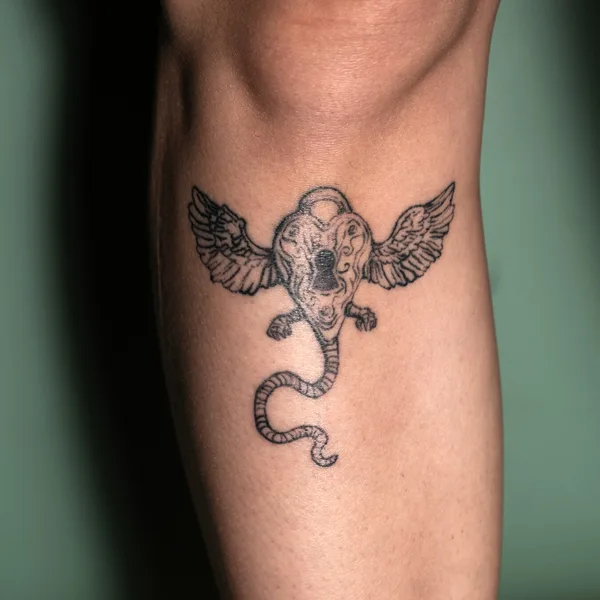 engraving tattoo by Filipa Viegas in Porto