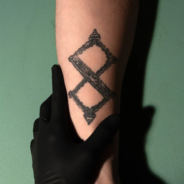 engraving tattoo by Filipa Viegas in Porto
