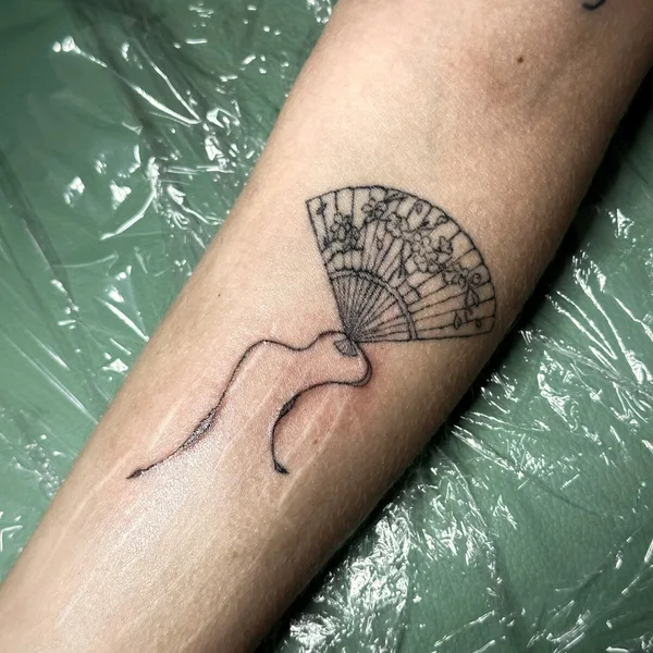engraving tattoo by Filipa Viegas in Porto
