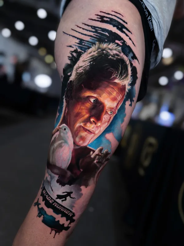 coverup tattoo by Vladimir Vishar in Manchester