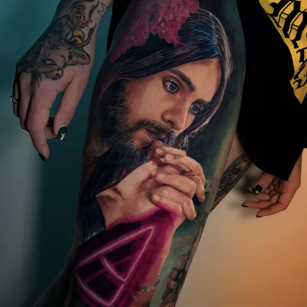 coverup tattoo by Vladimir Vishar in Manchester