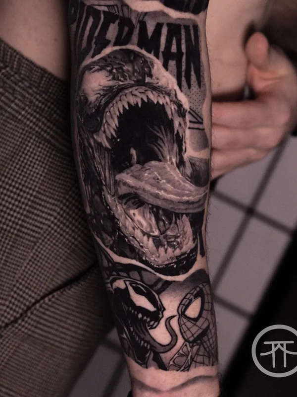 blackandgrey realism татуировка на forearm #101064 | Тату мастер Павел Костюк 