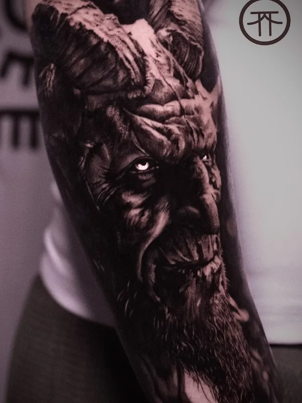 blackandgrey realism татуировка на forearm #101068 | Тату мастер Павел Костюк 