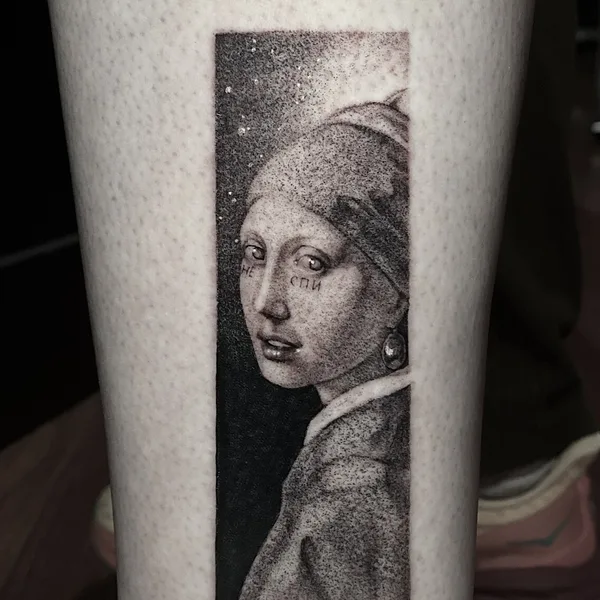 avant-garde tattoo by Mariya Rodchin in Boston