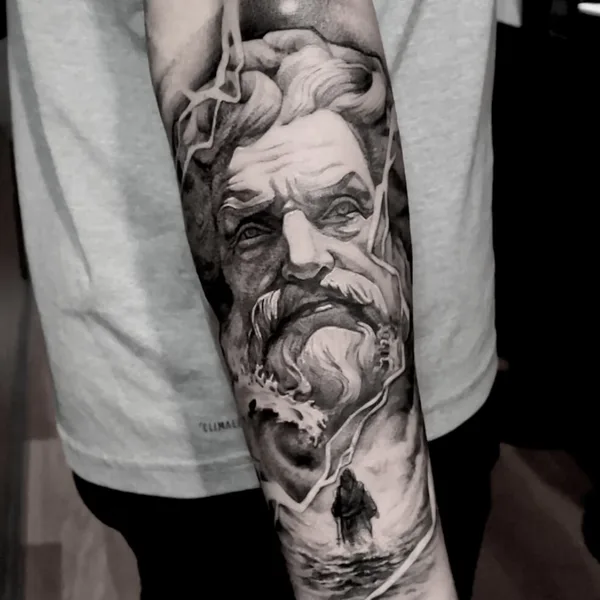 avant-garde tattoo by Mariya Rodchin in Boston