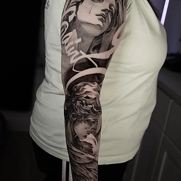 avant-garde tattoo by Mariya Rodchin in Boston