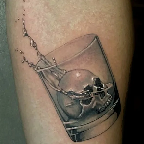Portrait tattoo by ROGER BREDA  in New York City