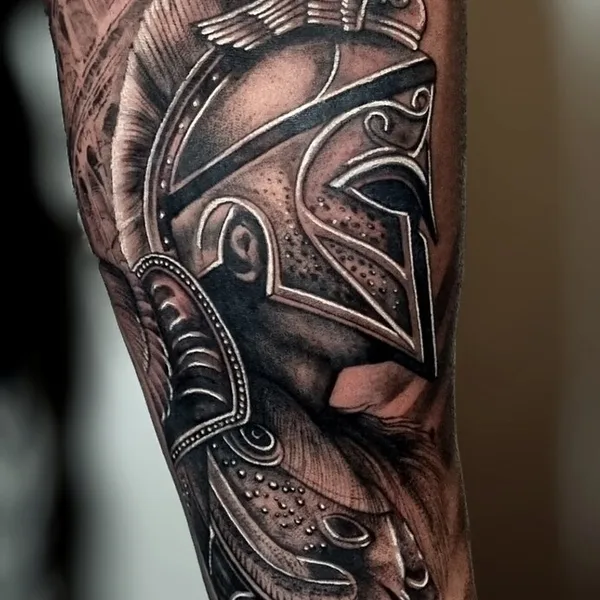 Portrait tattoo by ROGER BREDA  in New York City