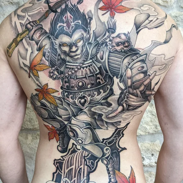 Japanese tattoo by Morgan Ezor  in Pons