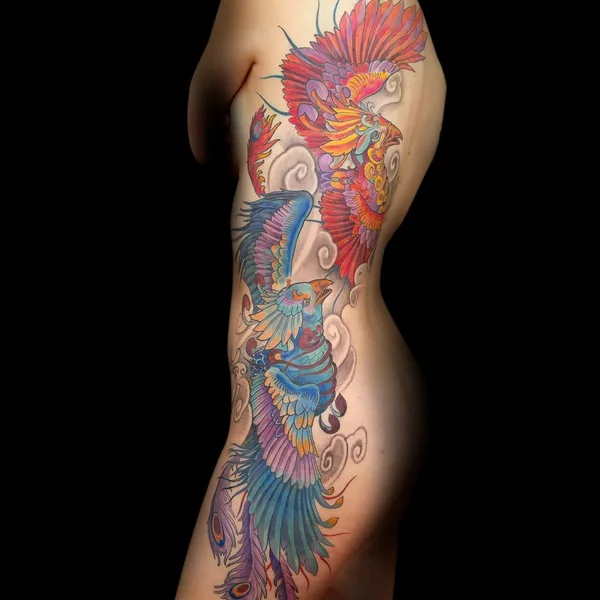Japanese tattoo by Morgan Ezor  in Pons