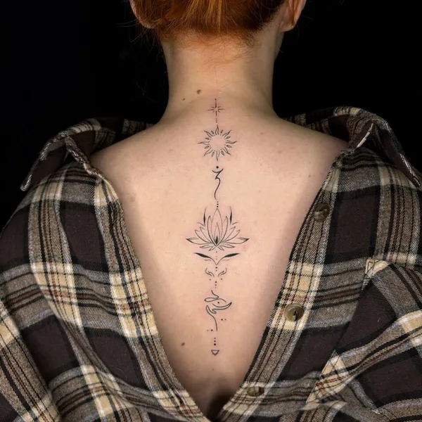 Abstract tattoo by Соня Тайга