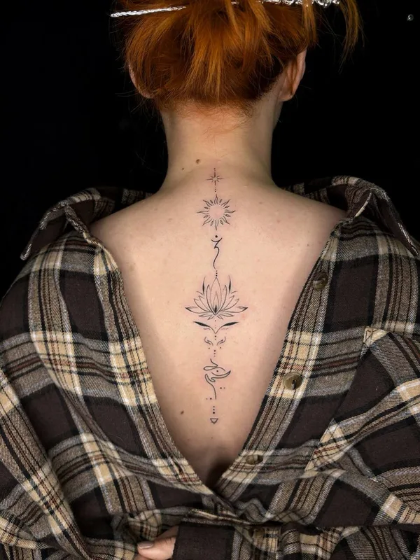 Abstract tattoo by Соня Тайга