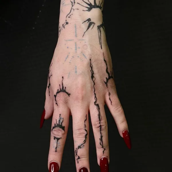 Abstract tattoo by Соня Тайга
