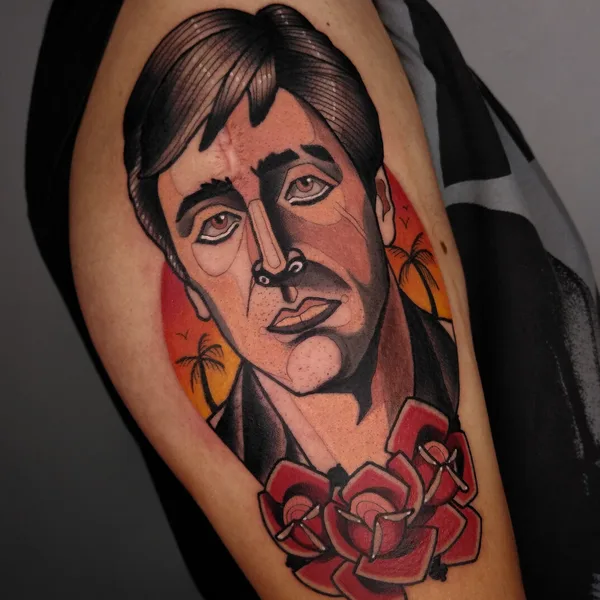 Neo Traditional tattoo by Josh Villegas in Mexico City