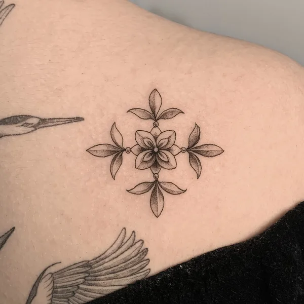 Fine Line tattoo by Maayan Ben Porat in Montréal
