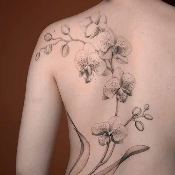 Fine Line tattoo by Maayan Ben Porat in Montréal