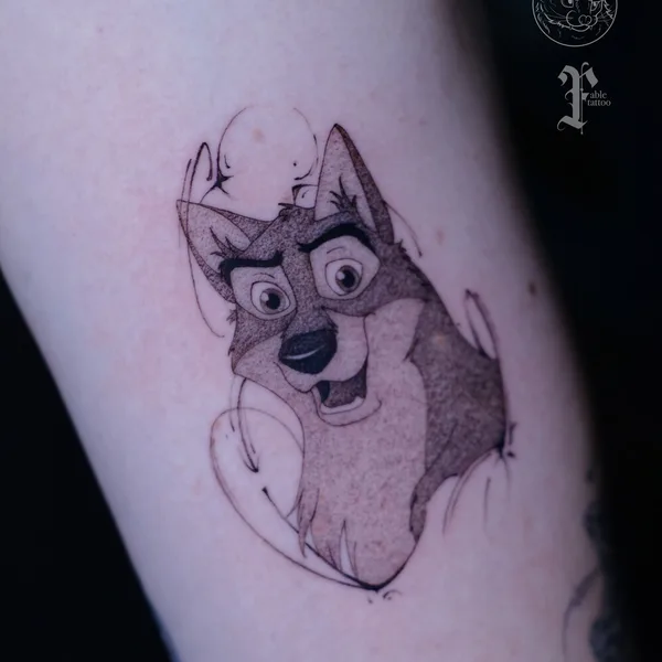 Anime tattoo by Катя Соболь in Moscow