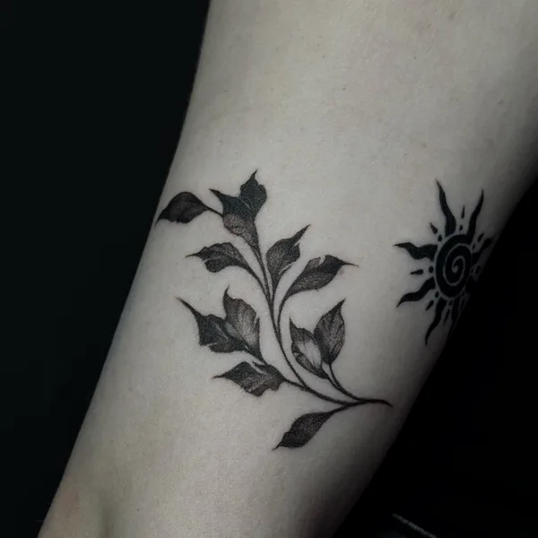 Abstract tattoo by Екатерина Сысоева in Краснодар