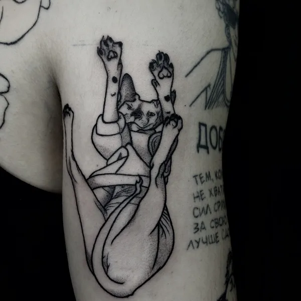 Abstract tattoo by Екатерина Сысоева in Краснодар
