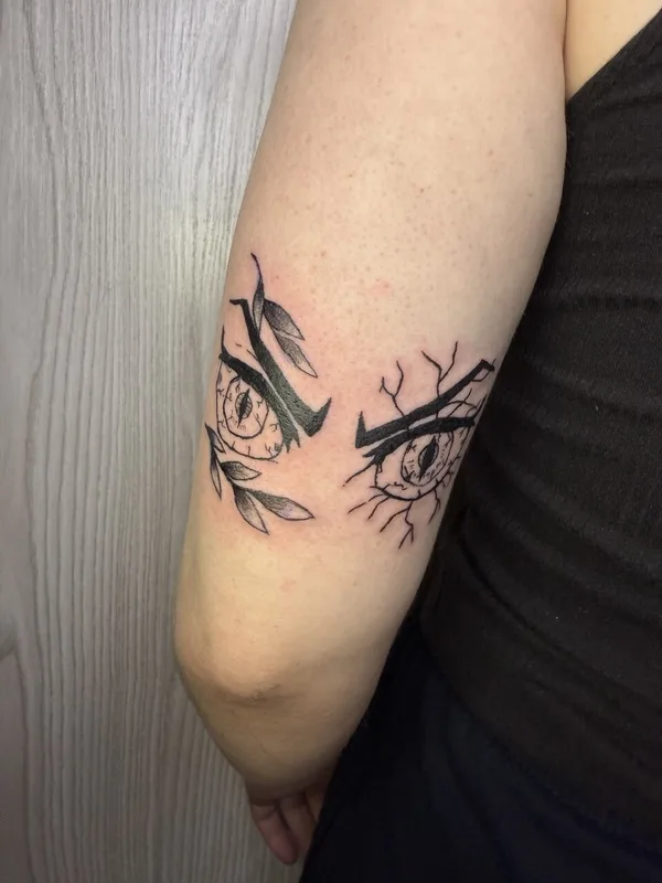black blackwork татуировка на forearm #102034 | Тату мастер Viktor Shmil