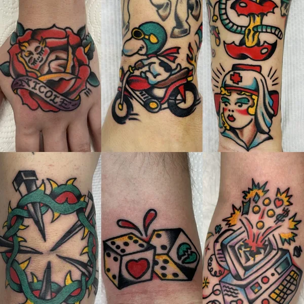 Традиционная tattoo by Тарапата Юрий in Москва