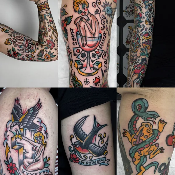 Традиционная tattoo by Тарапата Юрий in Москва