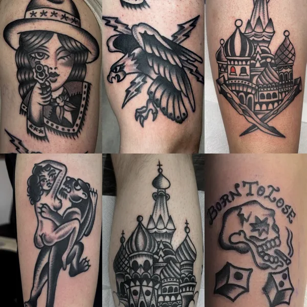 Традиционная tattoo by Тарапата Юрий in Москва