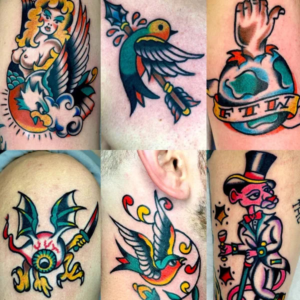 Традиционная tattoo by Тарапата Юрий in Москва
