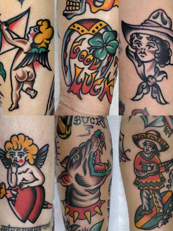 Traditional tattoo by Тарапата Юрий in Moscow
