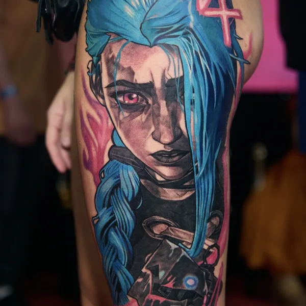 Horror tattoo by Anastasia Kiseleva  in Moscow