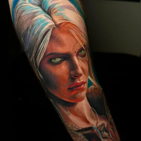 Horror tattoo by Anastasia Kiseleva  in Moscow