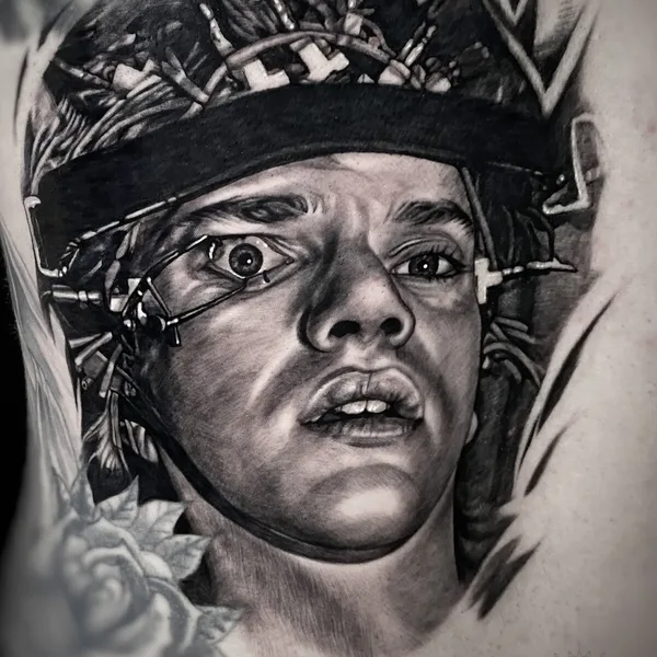 Horror tattoo by Anastasia Kiseleva  in Moscow