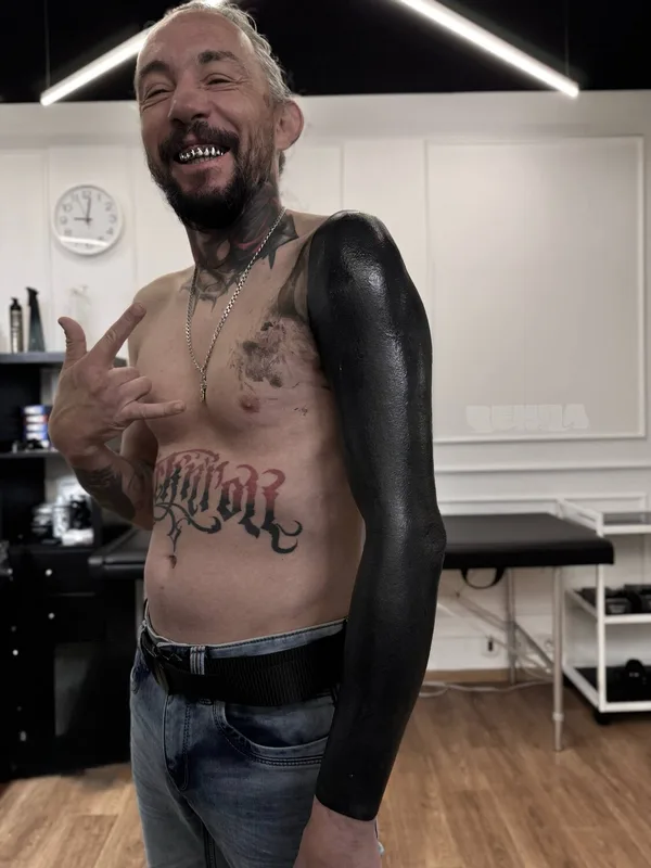 whipshading tattoo by BENUATATTOO in Moscow