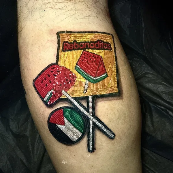 patch tattoo by Rafaela Herrera Art in Benito Juarez