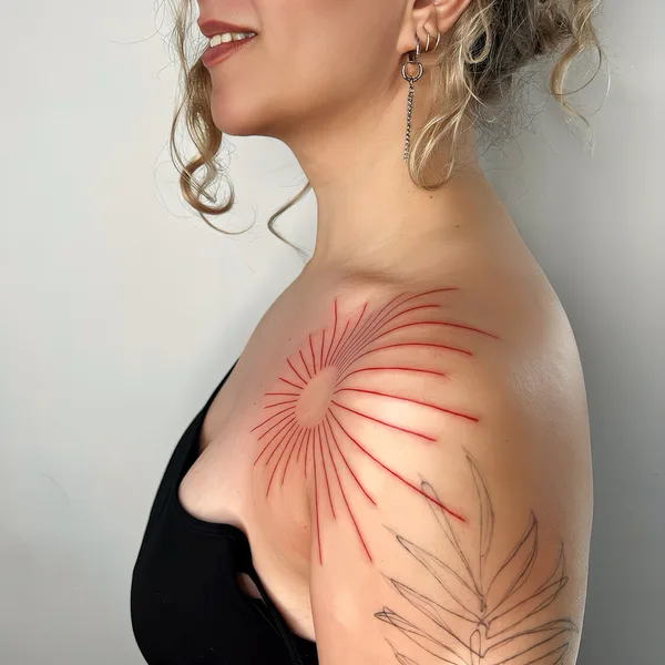 Fine Line tattoo by Алина Филимонова in Moscow