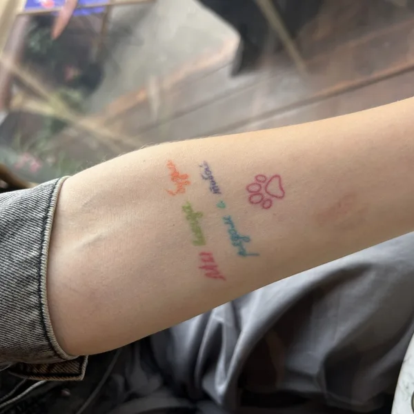Fine Line tattoo by Алина Филимонова in Moscow