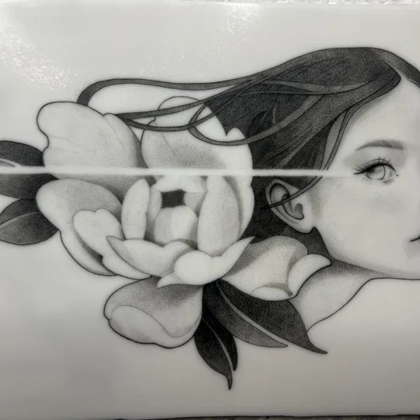 Fine Line tattoo by Алина Филимонова in Moscow