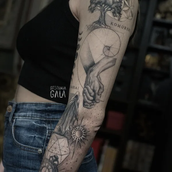 Микрореализм tattoo by Stefania Gala in Roma