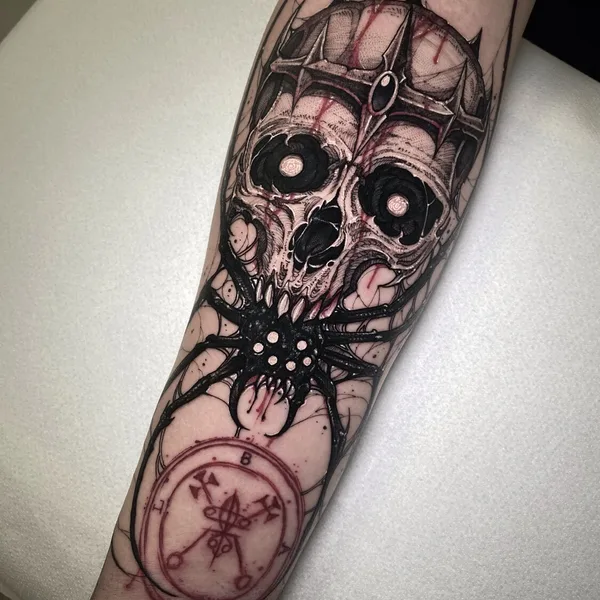 freehand tattoo by Julian Moth in Espoo