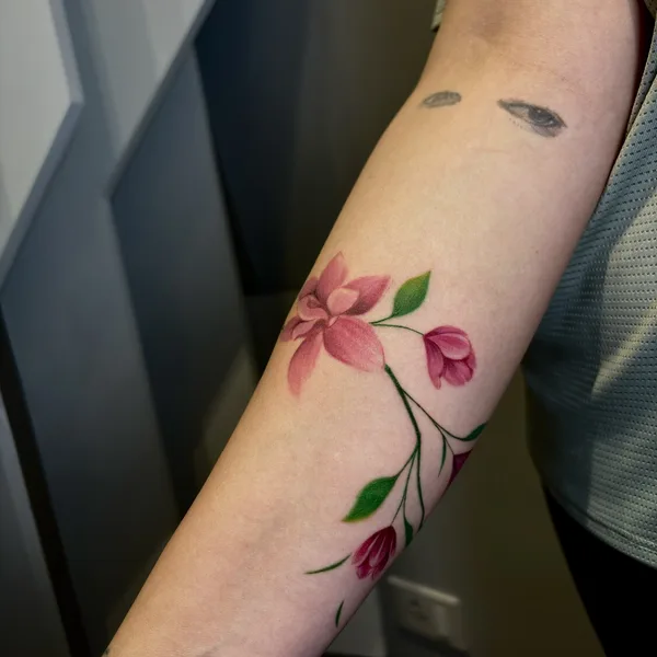 Botanical tattoo by Bhakti Thakkar in Mumbai