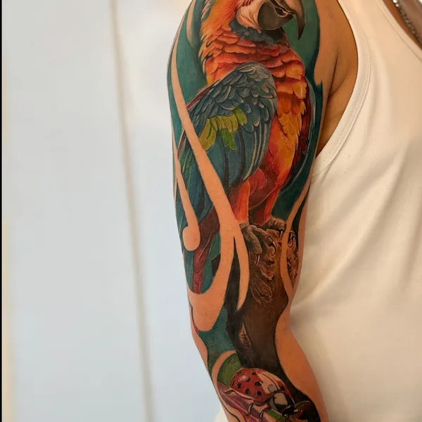 Botanical tattoo by Bhakti Thakkar in Mumbai