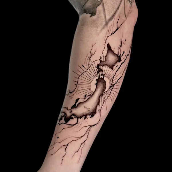 Fine Line tattoo by Valeriia Radchenko in Quận Ngũ Hành Sơn