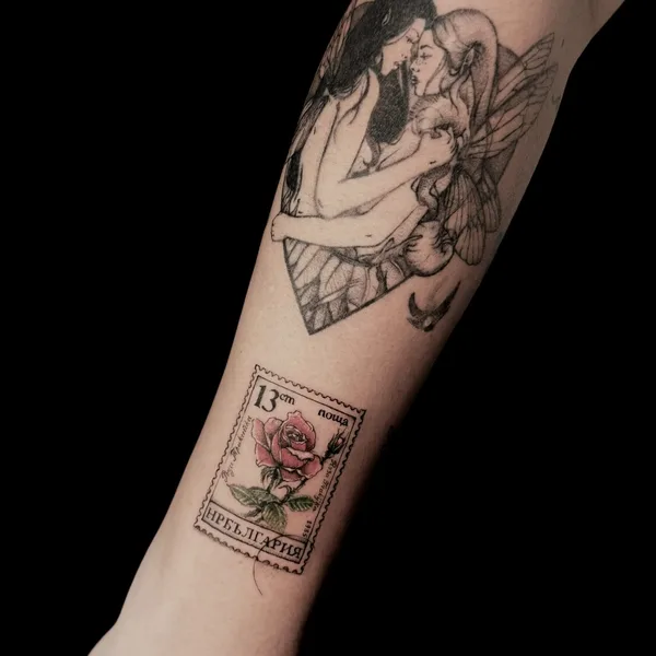 Fine Line tattoo by Valeriia Radchenko in Quận Ngũ Hành Sơn