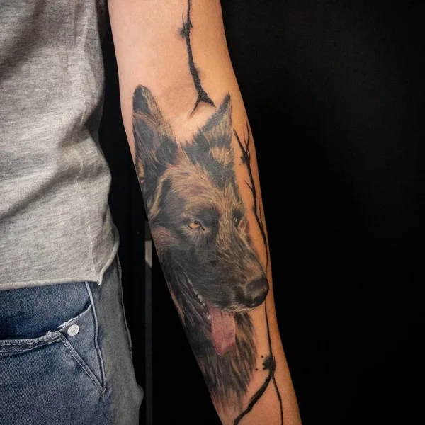 Graphic tattoo by Сергей Петров in Чебоксары