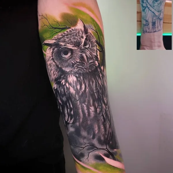 Graphic tattoo by Сергей Петров in Чебоксары