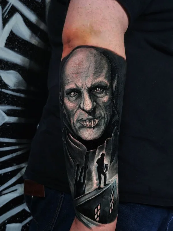 male blackandgrey portrait Tatuagem em forearm #103839 | Tatuador Marin Yordanov - Yordanov Arts
