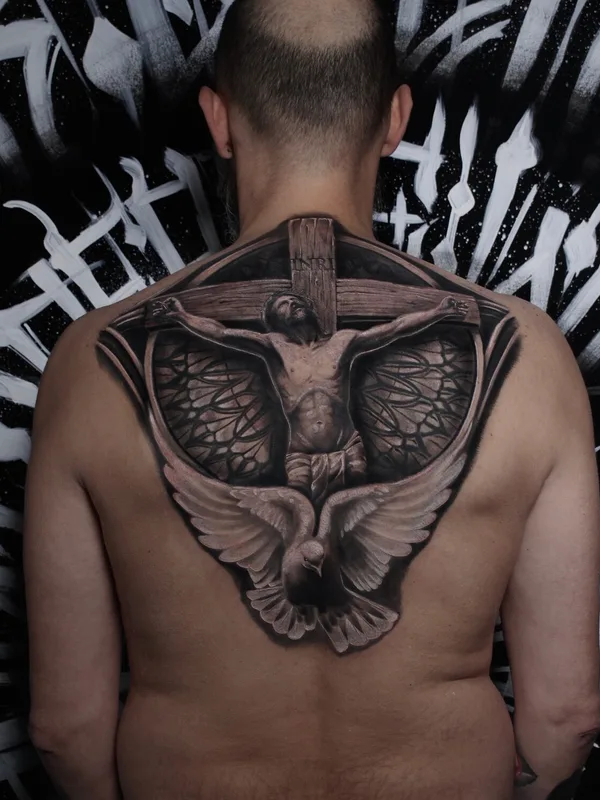 male blackandgrey realism Tatuagem em back #103841 | Tatuador Marin Yordanov - Yordanov Arts