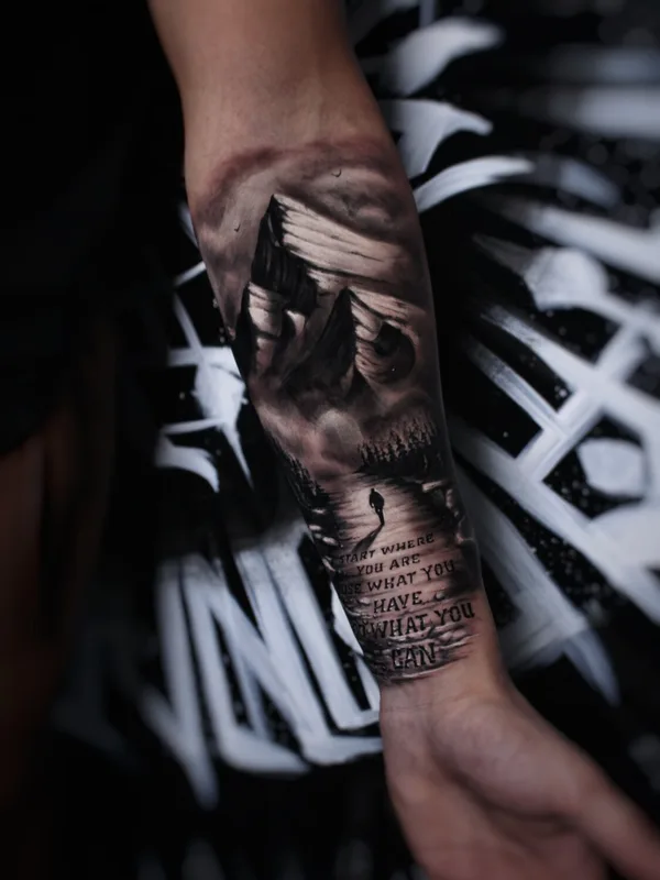 male blackandgrey realism Tatuagem em forearm #103843 | Tatuador Marin Yordanov - Yordanov Arts